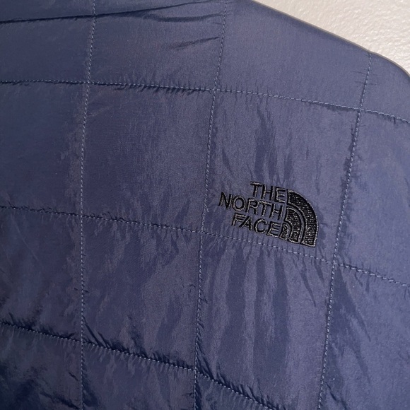 The North Face TNF Thermoball Blue Teal Full Zip Outdoor Puffer Jacket Men’s XL - Picture 5 of 14